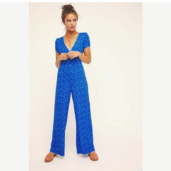 10 Free People Mia Jump Suit - Picture 1 of 9